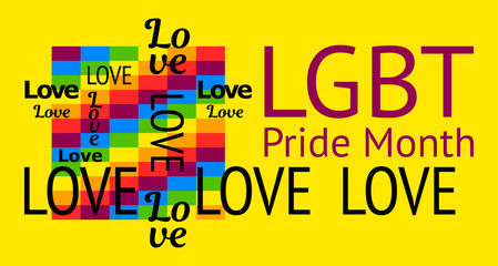 Obraz na płótnie Canvas wallpaper LGBT Pride Month 2020.