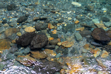 Río El Melcocho, trasparente, traslucido puro en Antioquia Colombia