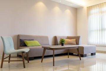 living room with sofa