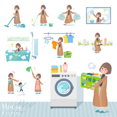 flat type big size coat women_housekeeping