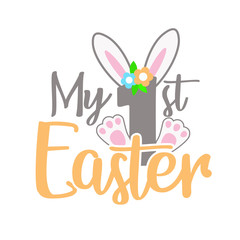 Cut File My First Easter Girl 