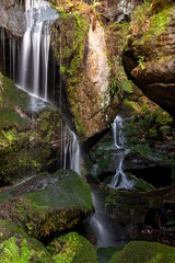 Fototapeta na wymiar Ausschnitt Lichtenhainer Wasserfall