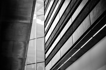 Abstract architecture details of a modern building interior