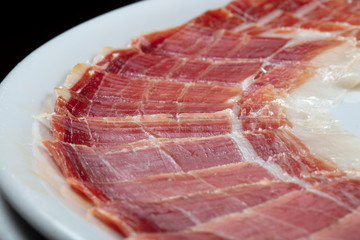 corte de jamón iberico