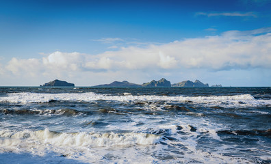 Fototapeta premium Vestmannaeyjar Islands off the southcoast of Iceland, landscape photography