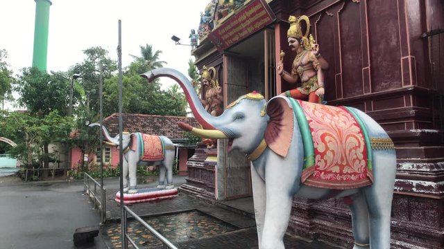 Colombo, Sri lanka, Sri Murugan St, Temple of Sri Kailawasanathan Swami Devasthanam Kovil part 4, 4K