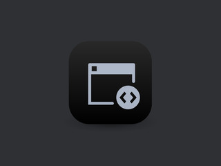 Obraz premium Code - App Icon