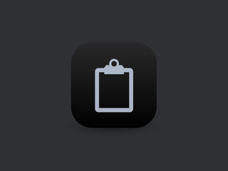 Obraz premium Clipboard - App Icon
