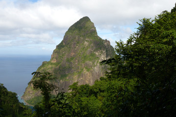 Gros pitons in saint Lucia 
