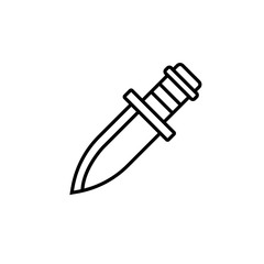knife, Tools and utensils, weapons line icon. Elements of protests illustration icons. Signs, symbols can be used for web, logo, mobile app, UI, UX