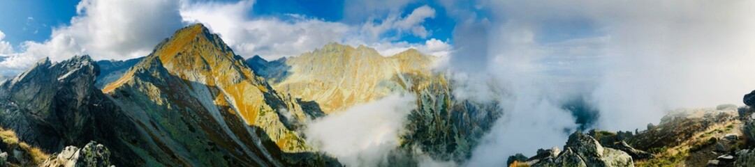 panoramic mountain view in tatra mountains, solisko © Zsolt
