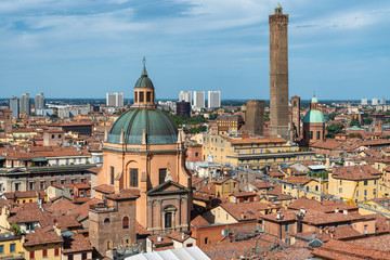 Bologna, Italy view of city and skyline © skostep