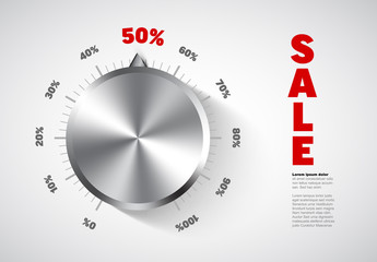 Sale banner flyer template