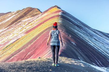 Rainbow moutains in Peru