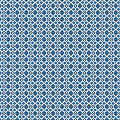 Blue white seamless pattern with blue dots