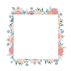vector peony frame.eps