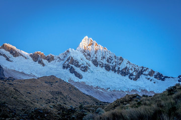 Alpamayo moutain in Peru