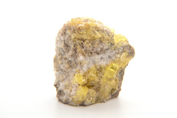 the yellow sulphur from sulphur lake, Samara