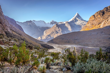 Moutain Paramount in Huascaran Park Peru