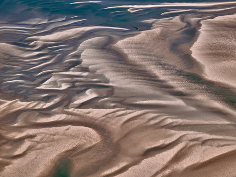 Pattern of the ebb, the aerial shot was taken in Western Australia from a Cessna plane