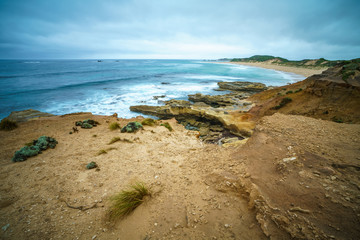 coast at great ocean road, victoria, australia