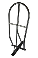 Horse saddle holder, isolated on white