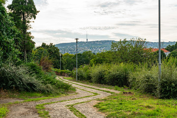 The Garden of Philosophers in Budapest, Hungary.