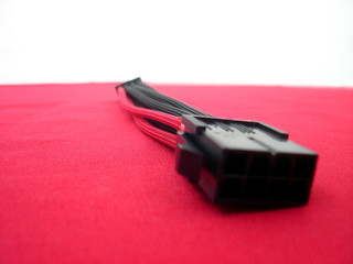 Eight pin vga graphic card connector adapter