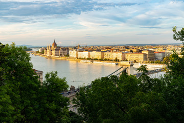 Parliament Building in Budapest, Hungary.