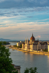 Naklejka premium Parliament Building in Budapest, Hungary.