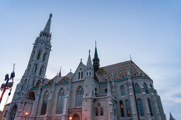 Matthias Church in Budapest, Hungary.
