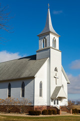 Fototapeta na wymiar Church in the Midwest