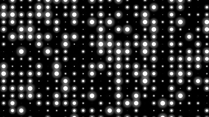 Dot white black pattern gradient texture background. Abstract  technology big data digital background. 3d rendering.