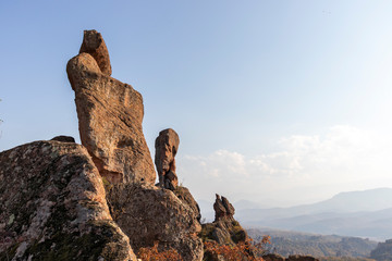 Fototapeta na wymiar Rock Formation Belogradchik Rocks, Vidin Region, Bulgaria