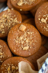 The process of making desserts. Cream cakes, muffins, cookies, groceries. The kitchen and confectioner makes desserts. Sweets.
