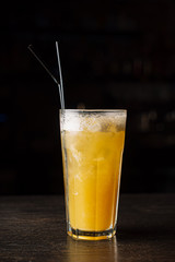 tasty cocktail in the bar