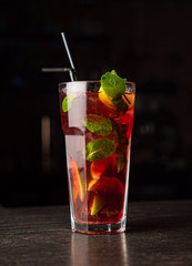 tasty cocktail in the bar