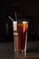 tasty cocktail in the bar