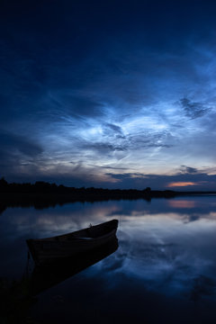 Noctilucent clouds (night shining clouds)