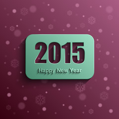 Happy new year 2015 modern vector background, Text design, Vector illustration Eps 10