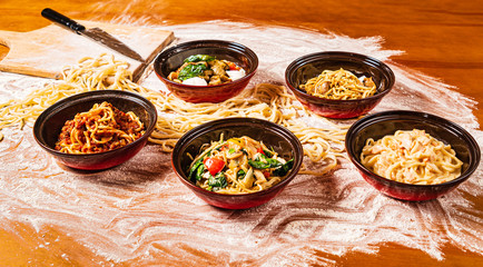 Laghman served in an Uyghur restaurant