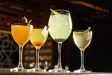 mexican cocktail in the bar