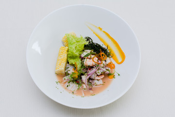Peruvian traditional ceviche