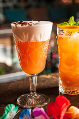 mexican cocktail in the bar