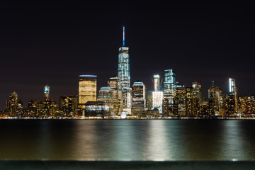 New York  skyline at night