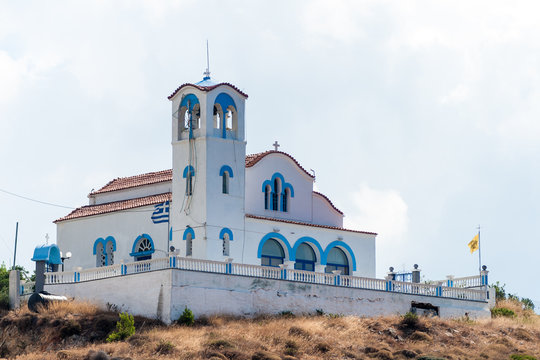 Saint Nicholas church, Linaria central port of Skyros island, Greece