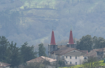 Biañez church in Karrantza, Bizkaia