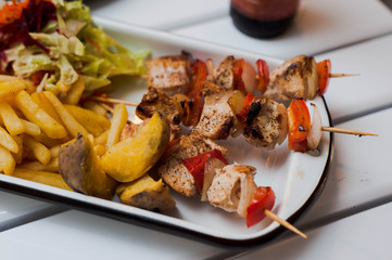 chicken with vegetables