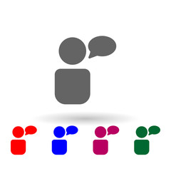 Communion multi color icon. Simple glyph, flat vector of web icons for ui and ux, website or mobile application
