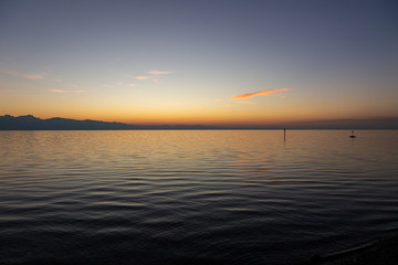 Sonnenuntergang am Bodensee